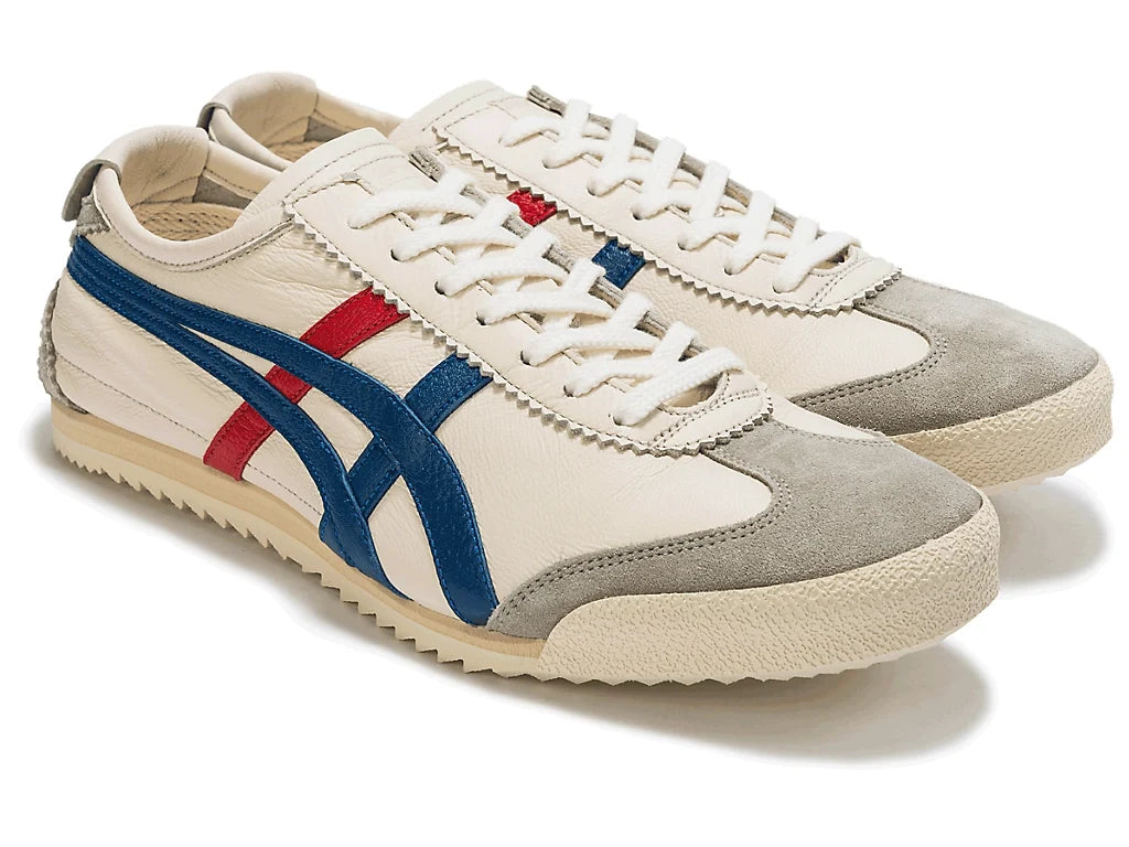 Onitsuka Tiger Mexico 66 Unisex Sneaker Cream Blue Red