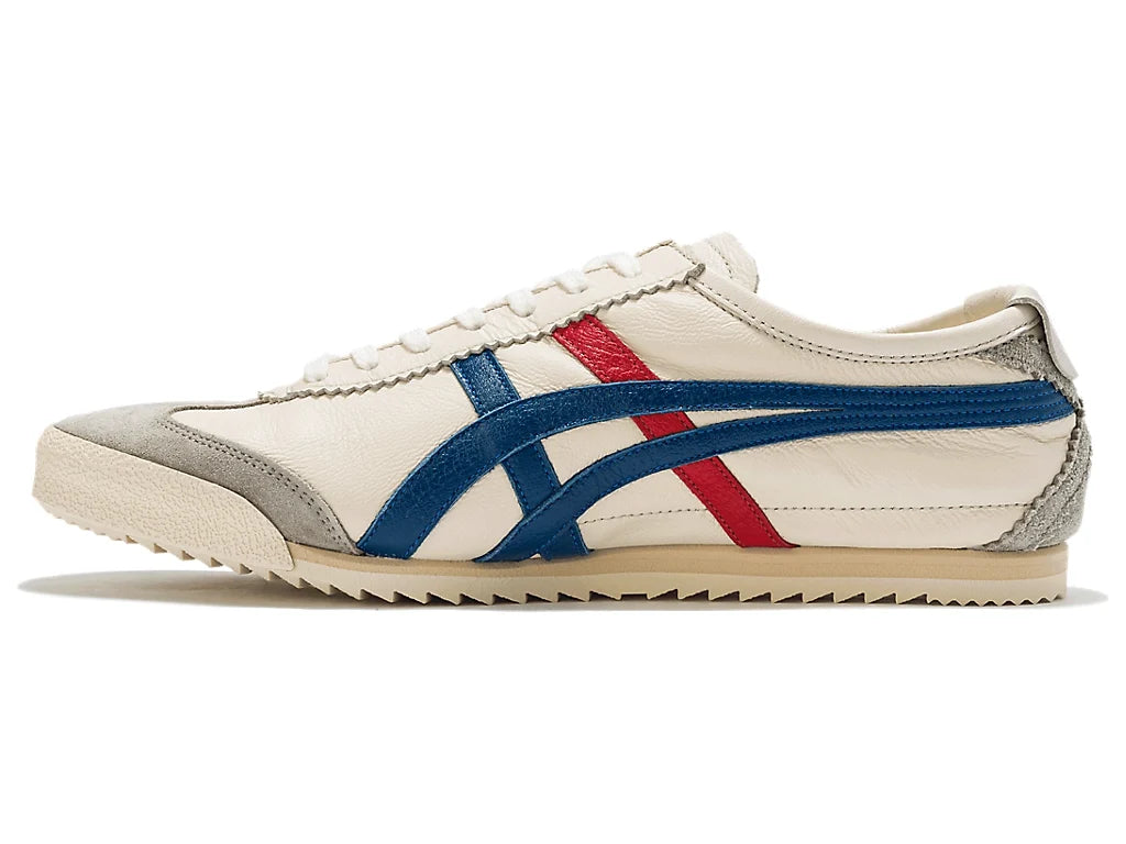 Onitsuka Tiger Mexico 66 Unisex Sneaker Cream Blue Red