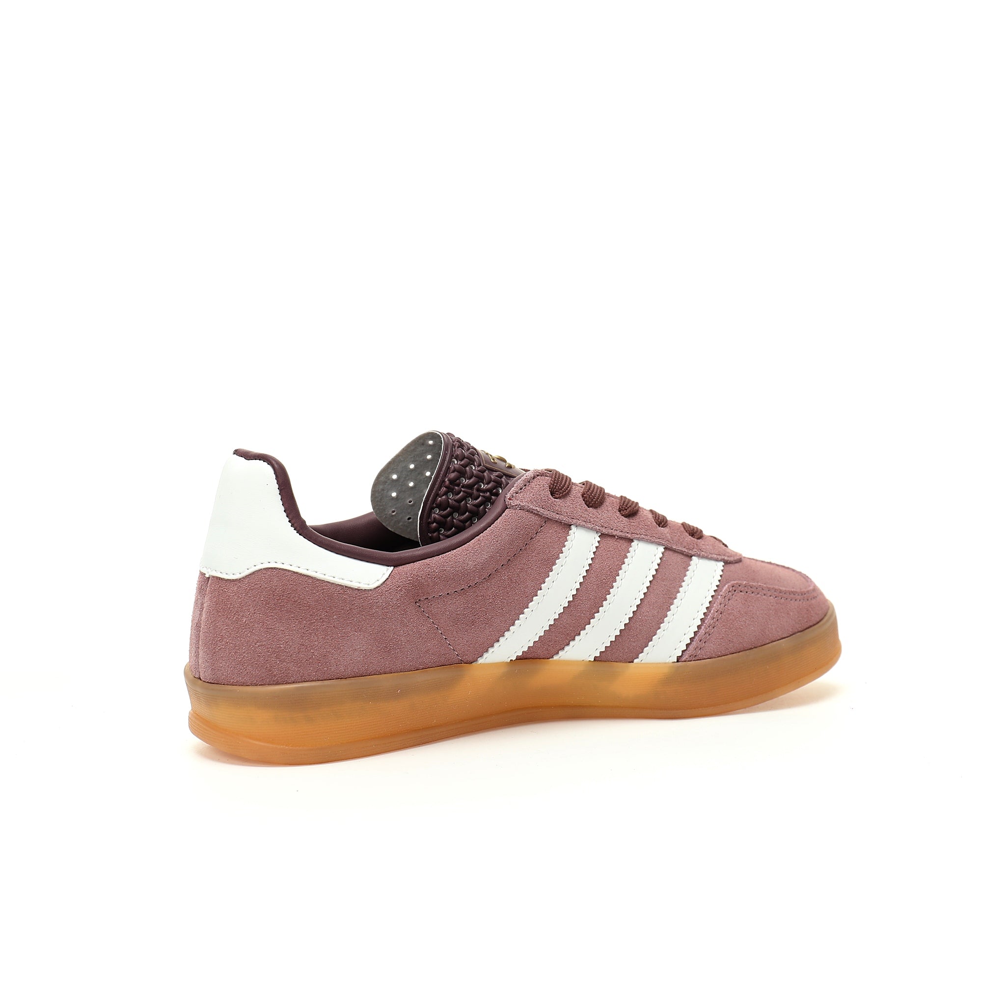 Adidas Originals Gazelle Indoor – Mauve / White Gum Suede Low-Top Sneakers