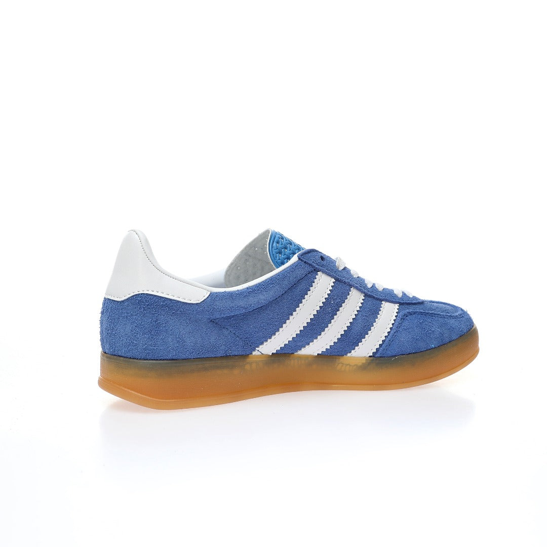 Adidas Originals Gazelle Indoor – Blue / White Gum Suede Low-Top Sneakers