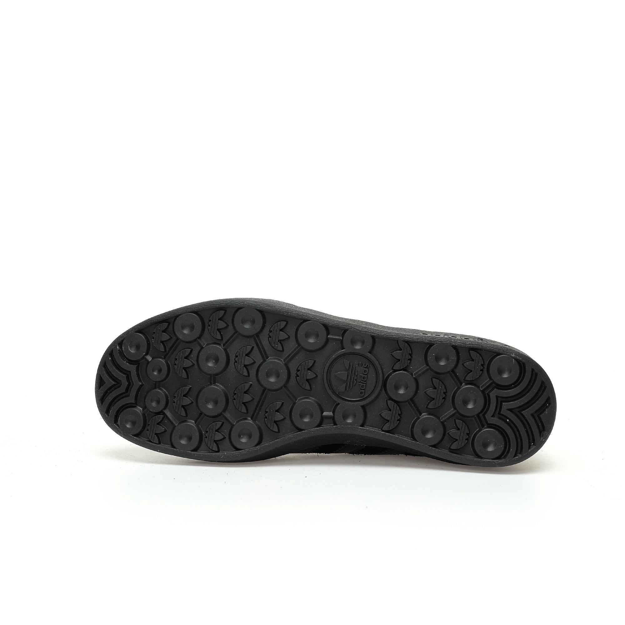 Adidas Originals Gazelle Indoor – All-Black / Gold Logo Suede Low-Top Sneakers