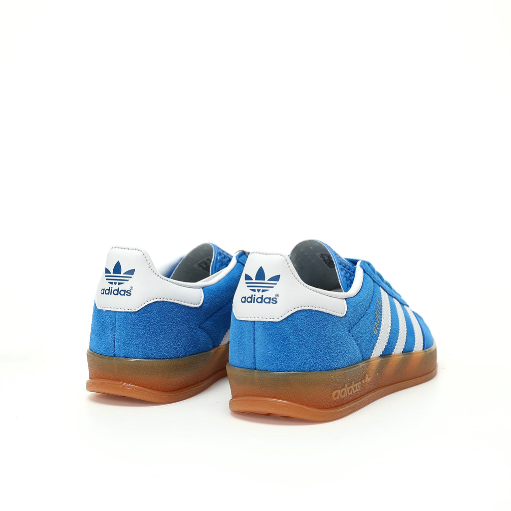 Adidas Originals Gazelle Indoor Blue White Gum Suede Sneaker