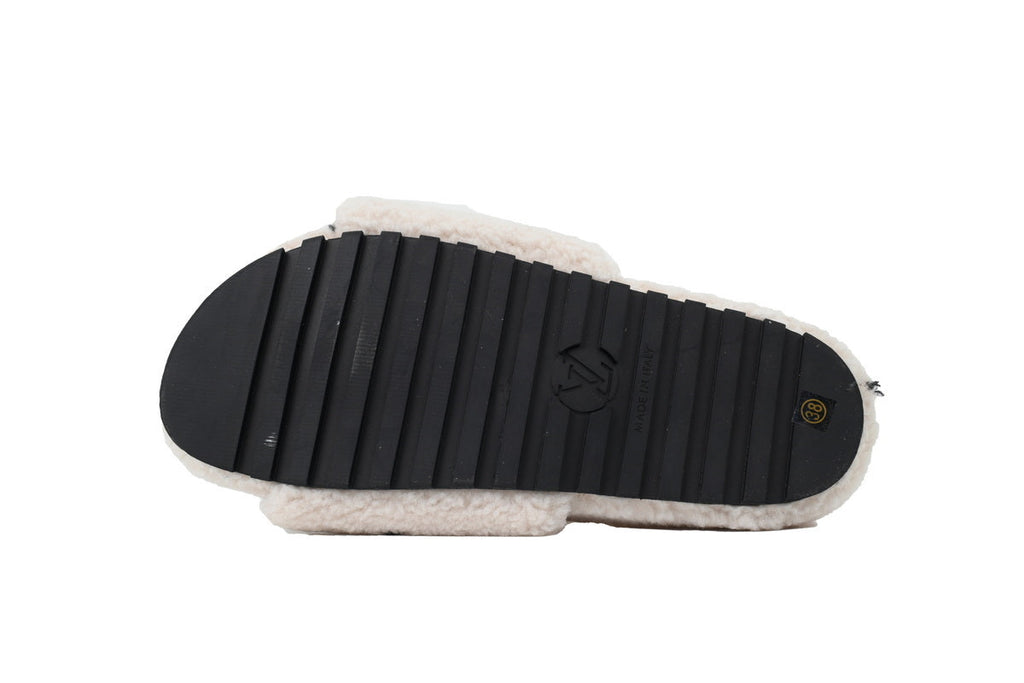 Louis Vuitton Teddy Slide Sandals【White】