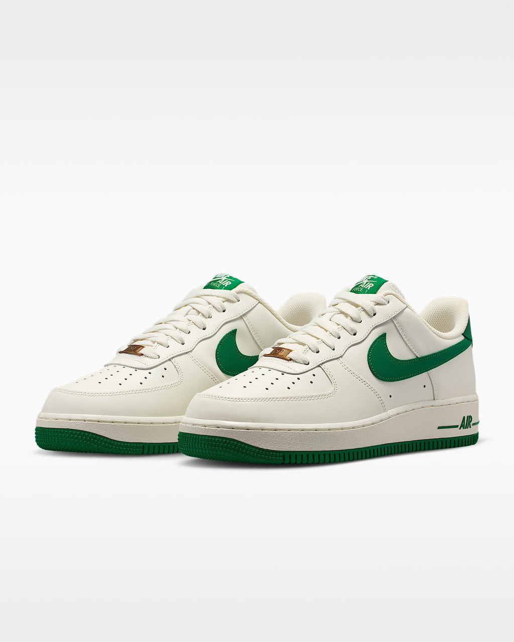Nike Air Force 1 '07 Sail and Malachite Green Sneakers