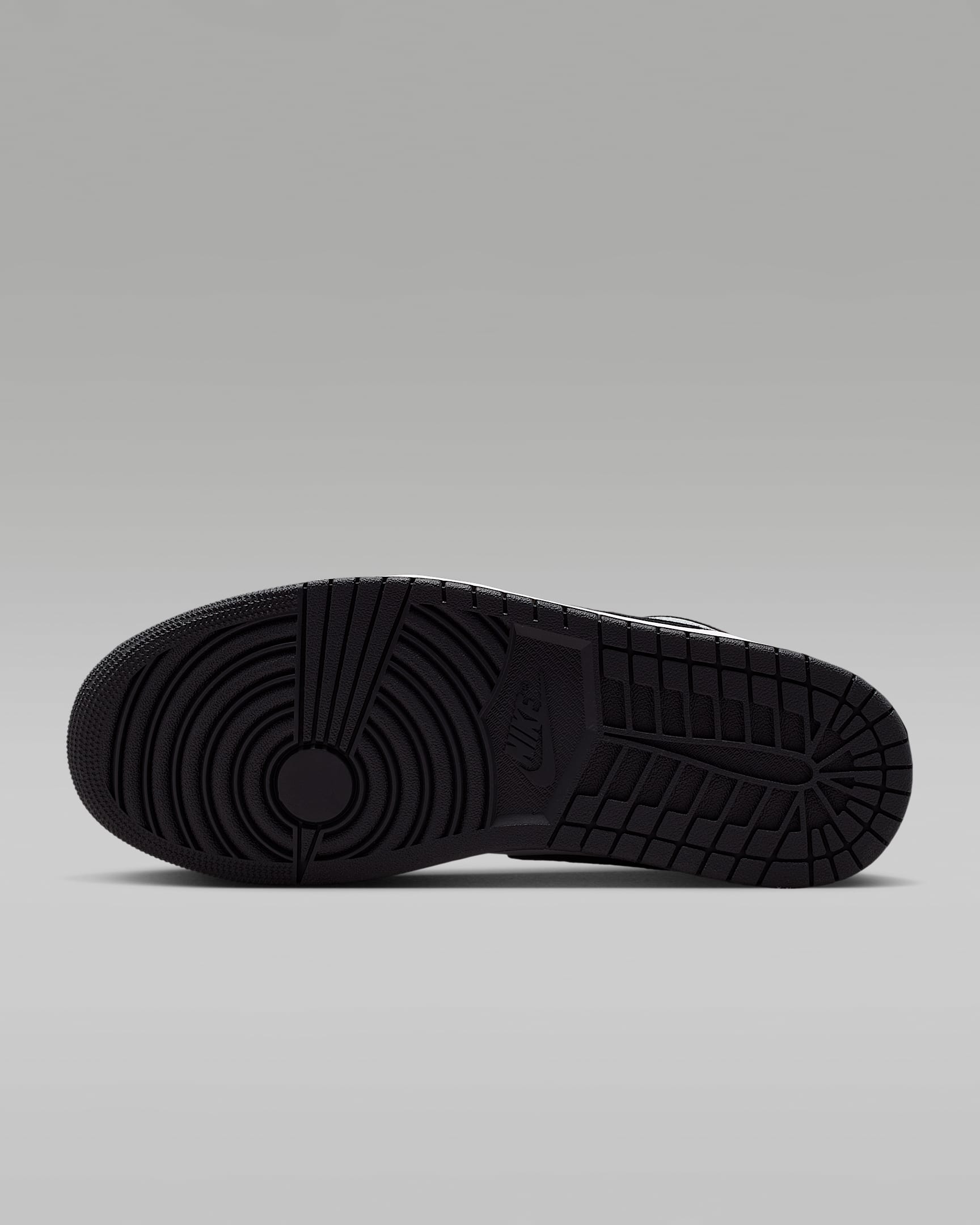 Air Jordan 1 Low OG Black Grey Suede Leather Sneakers