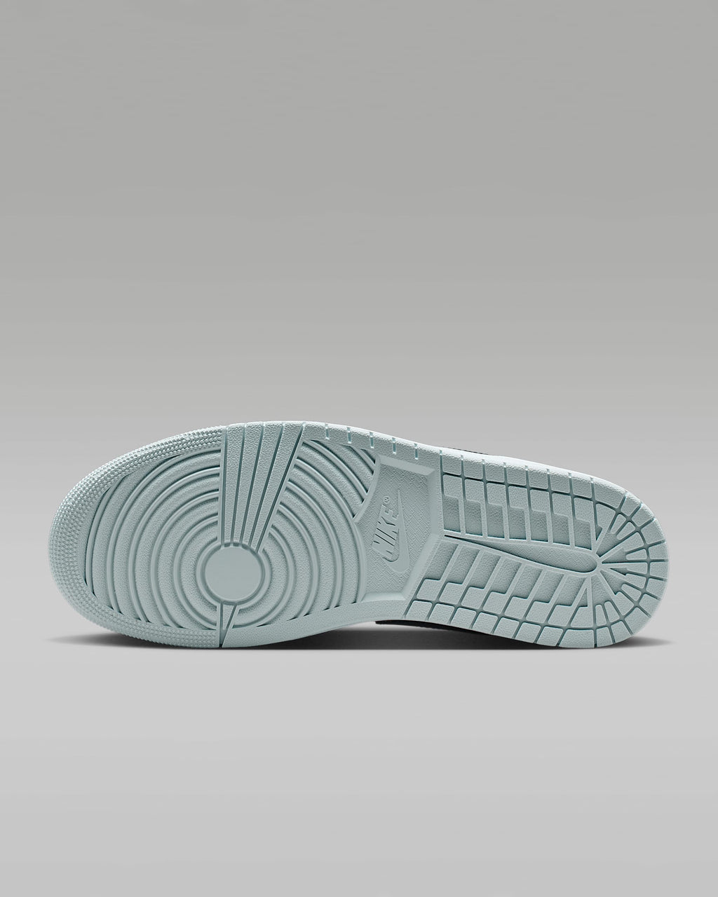 Air Jordan 1 Low White Ice Blue and Dark Navy Sneakers