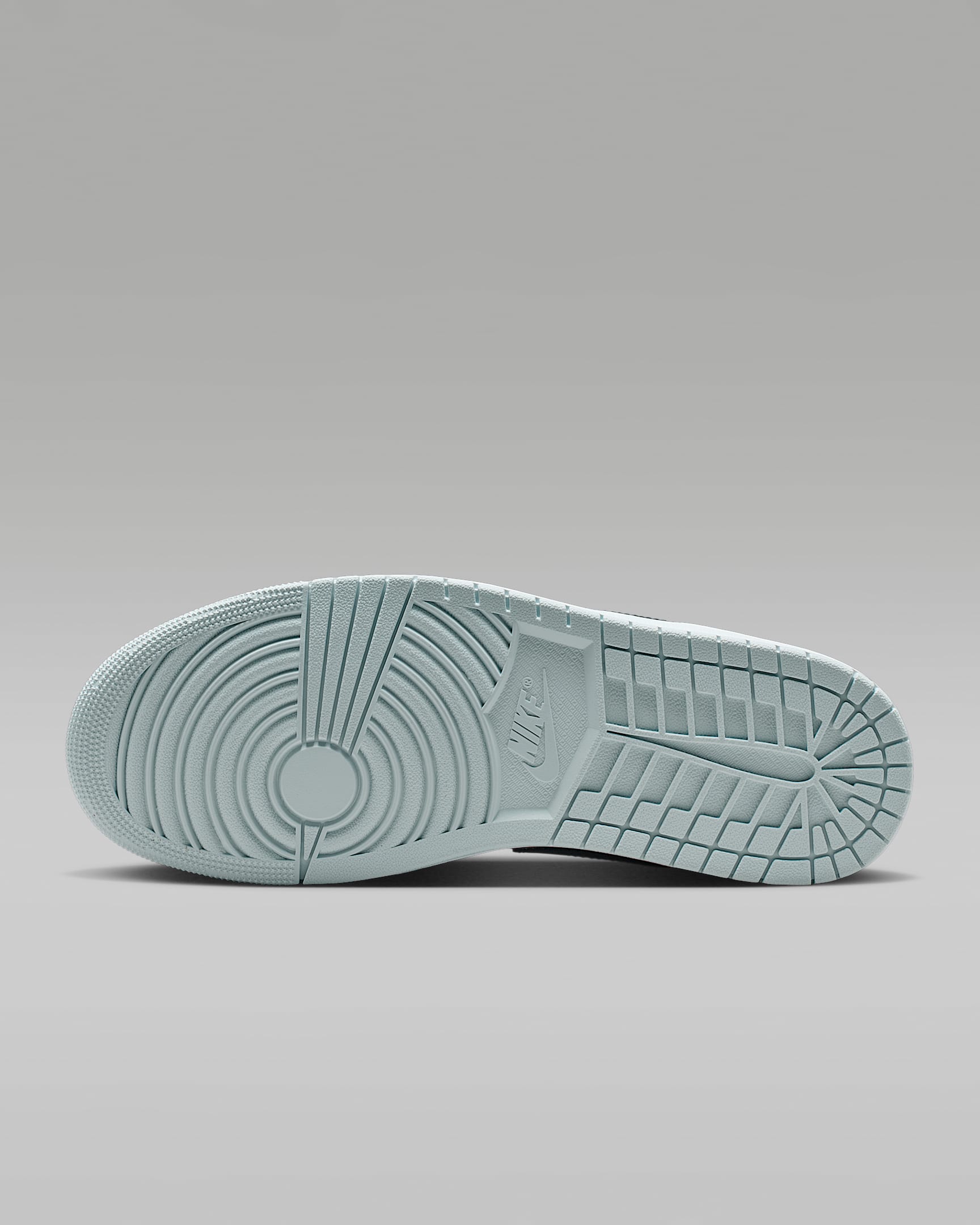 Air Jordan 1 Low White Ice Blue and Dark Navy Sneakers