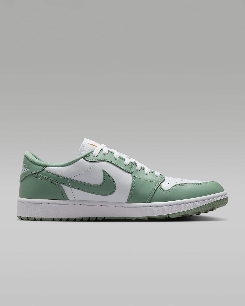 Air Jordan 1 Low OG White Jade Green Leather Sneakers