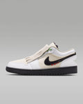 Air Jordan 1 Low SE White Sesame and Black Sneakers