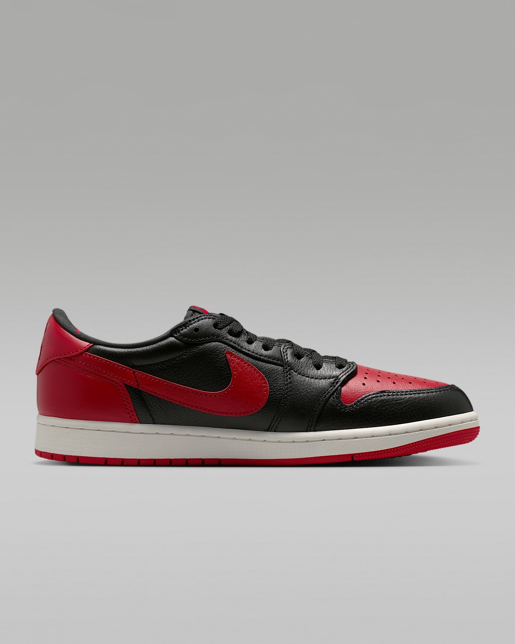 Air Jordan 1 Retro Low OG "Banned" Black and Varsity Red Sneakers
