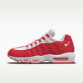 Nike Air Max 95 – White / Red Mesh Athletic Sneakers