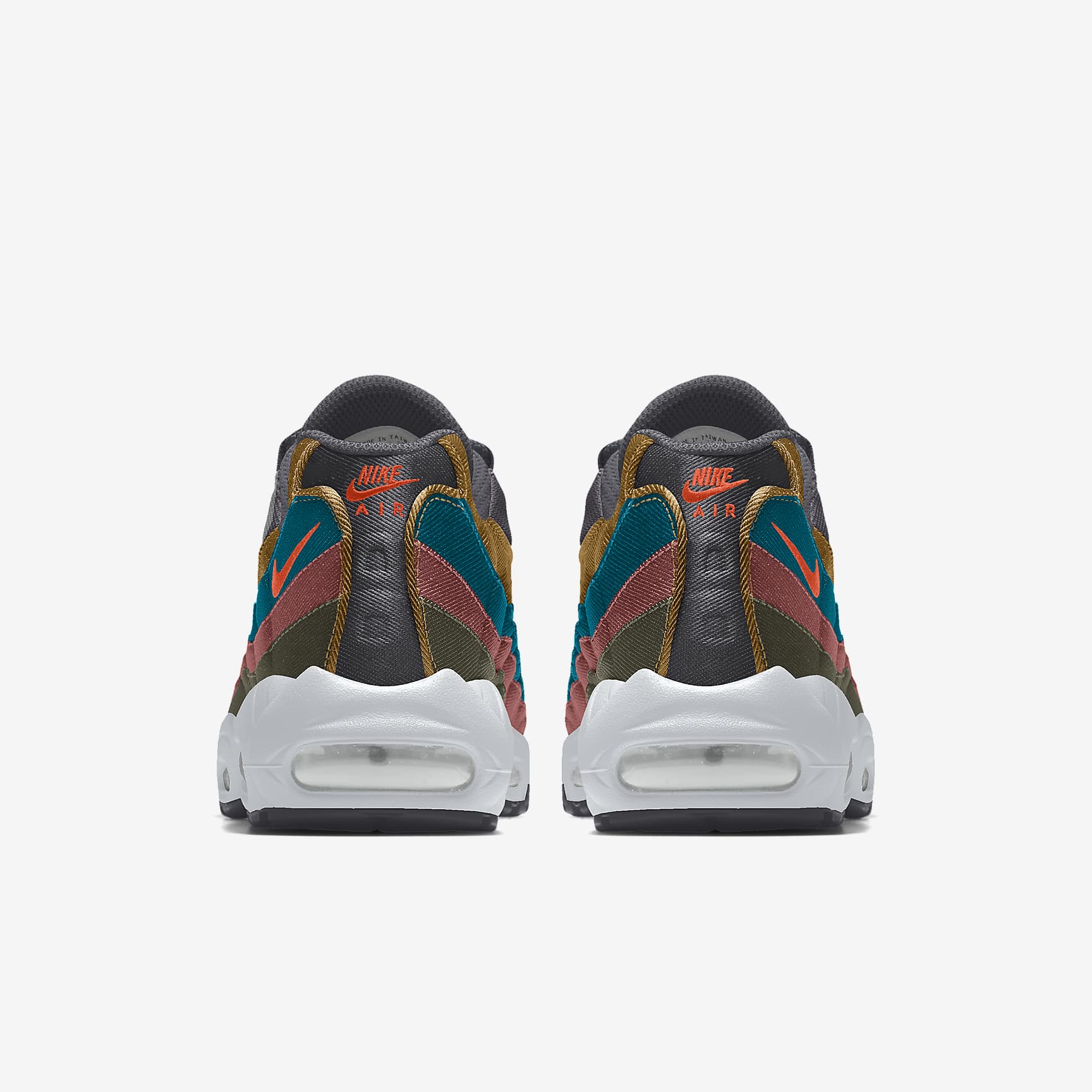 Nike Air Max 95 – Multi-Color Mesh Athletic Sneakers