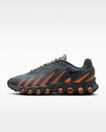 Nike Air Max DN Roam – Grey / Orange Mesh Athletic Sneakers