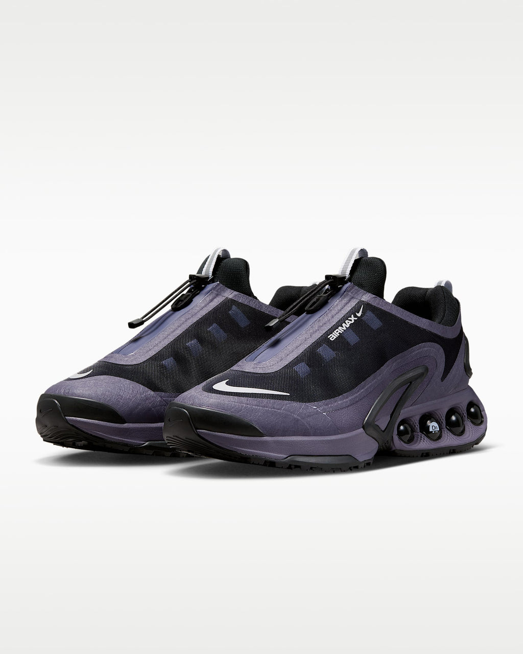 Nike Air Max DN Roam – Purple / Black Mesh Athletic Sneakers