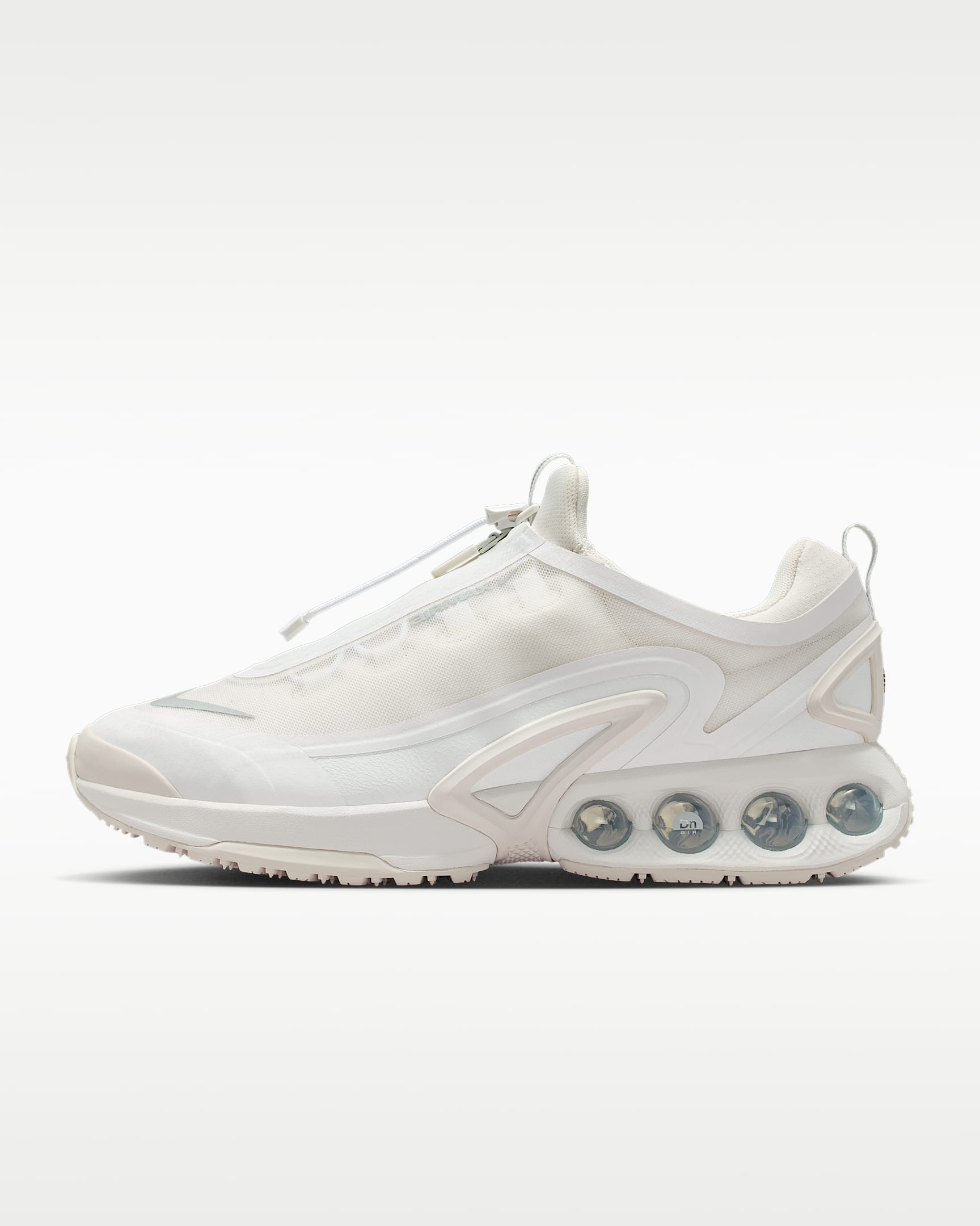 Nike Air Max DN Roam – White / Off-White Mesh Athletic Sneakers