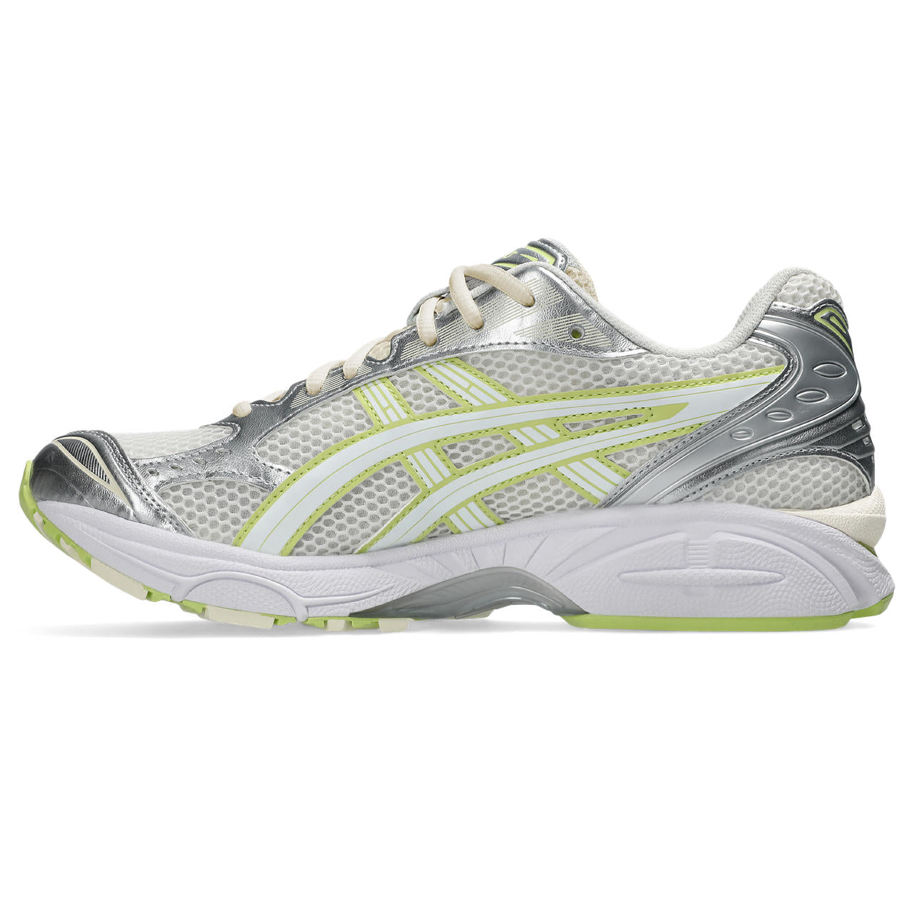 Asics Gel-Kayano 14 White / Metallic Silver / Lime Green