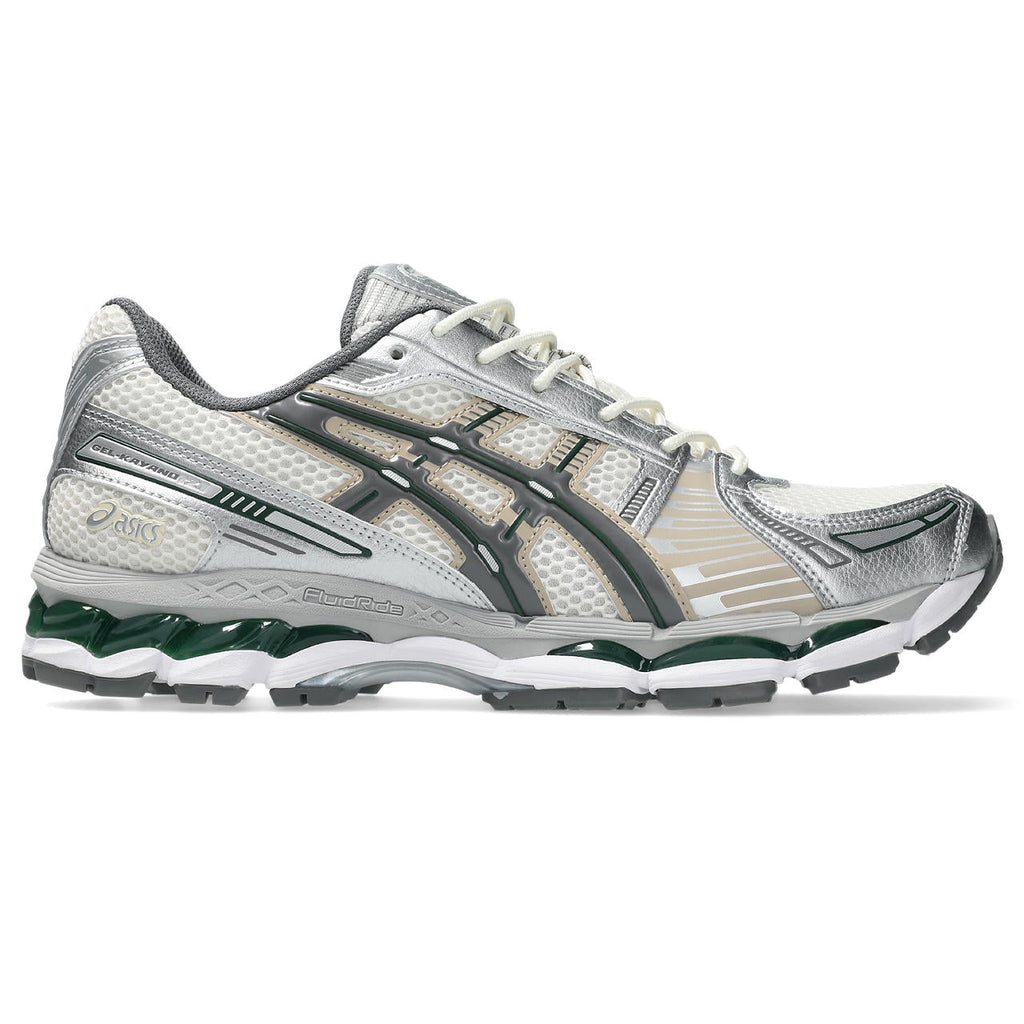 Asics Gel-Nimbus White / Metallic Silver / Dark Green / Beige