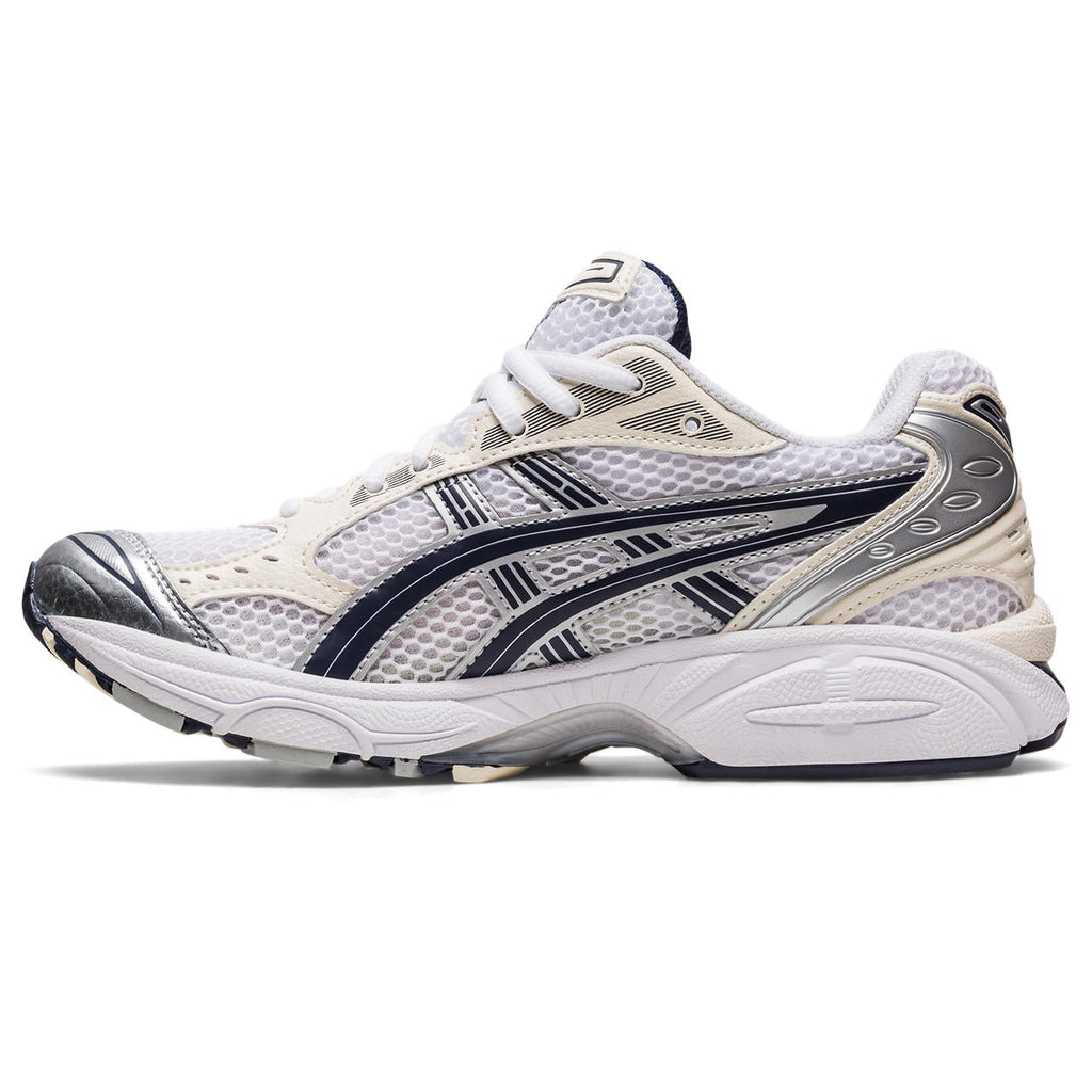 Asics Gel-Kayano 14 White / Cream / Metallic Silver / Navy