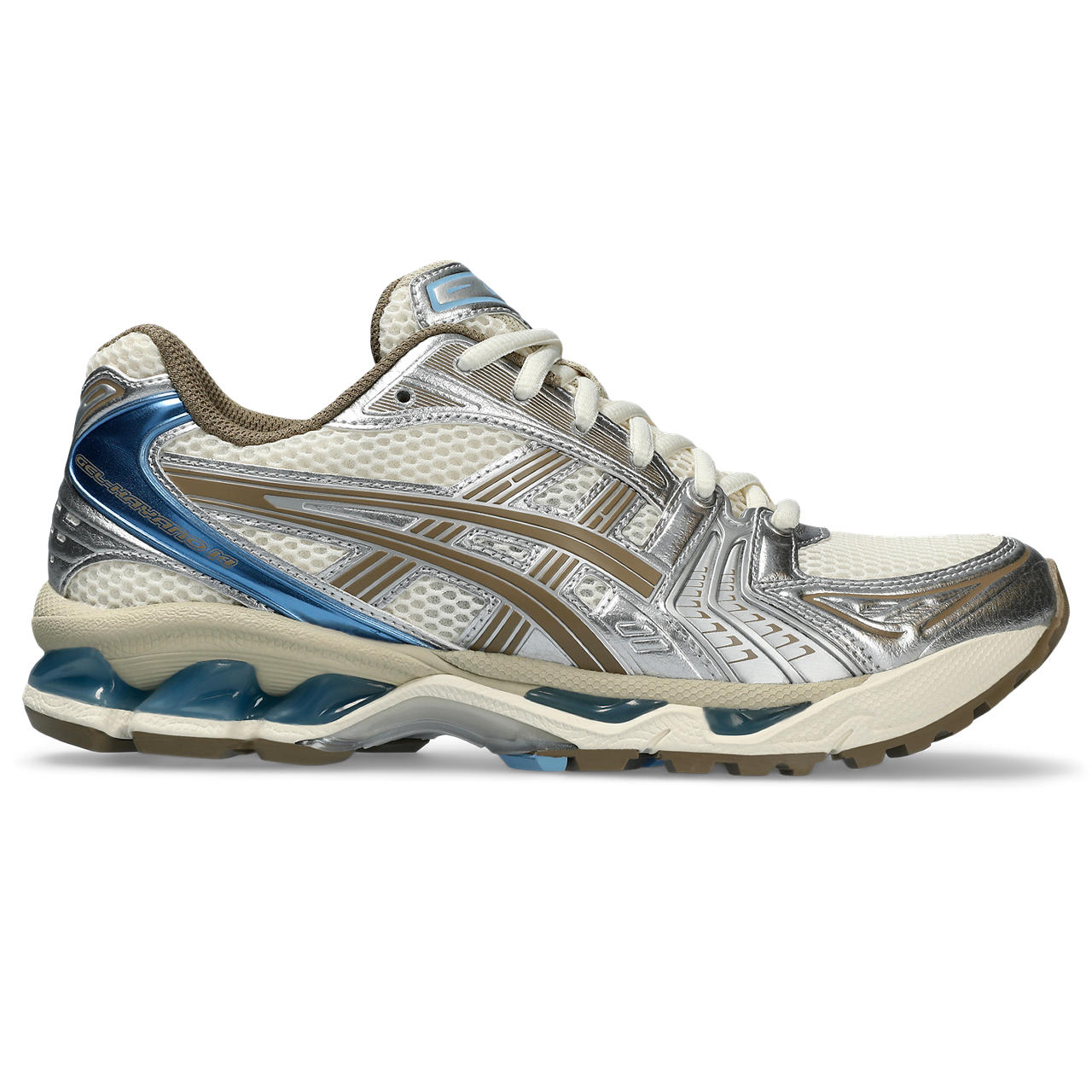 Asics Gel-Nimbus 9 Silver / Cream / Brown / Blue