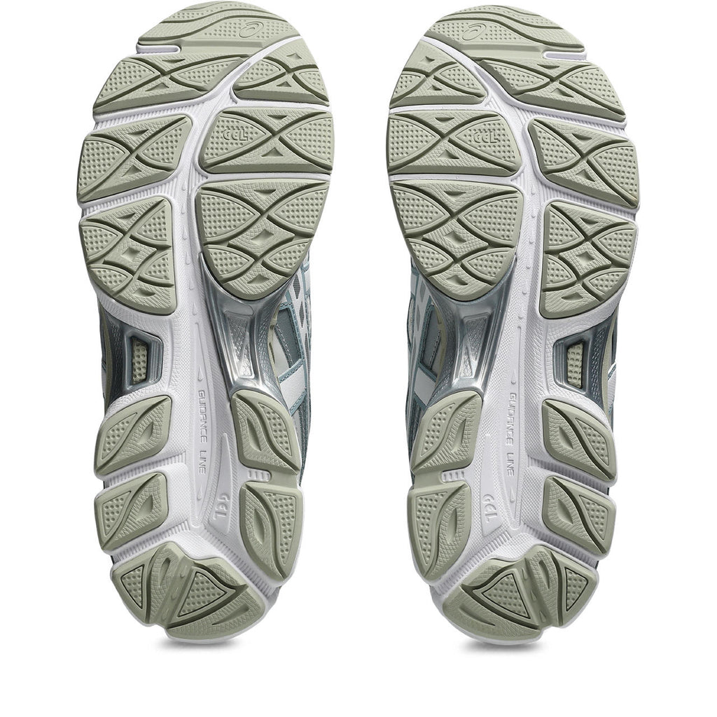 Asics Gel-Kayano 14 – White/Silver/Light Blue/Olive Sneaker