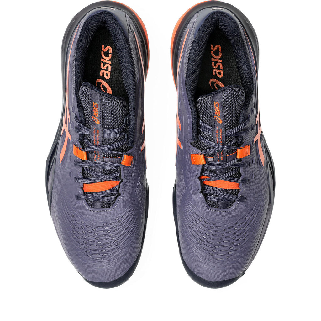 Asics Gel-Resolution – Dark Purple/Orange Tennis Sneaker