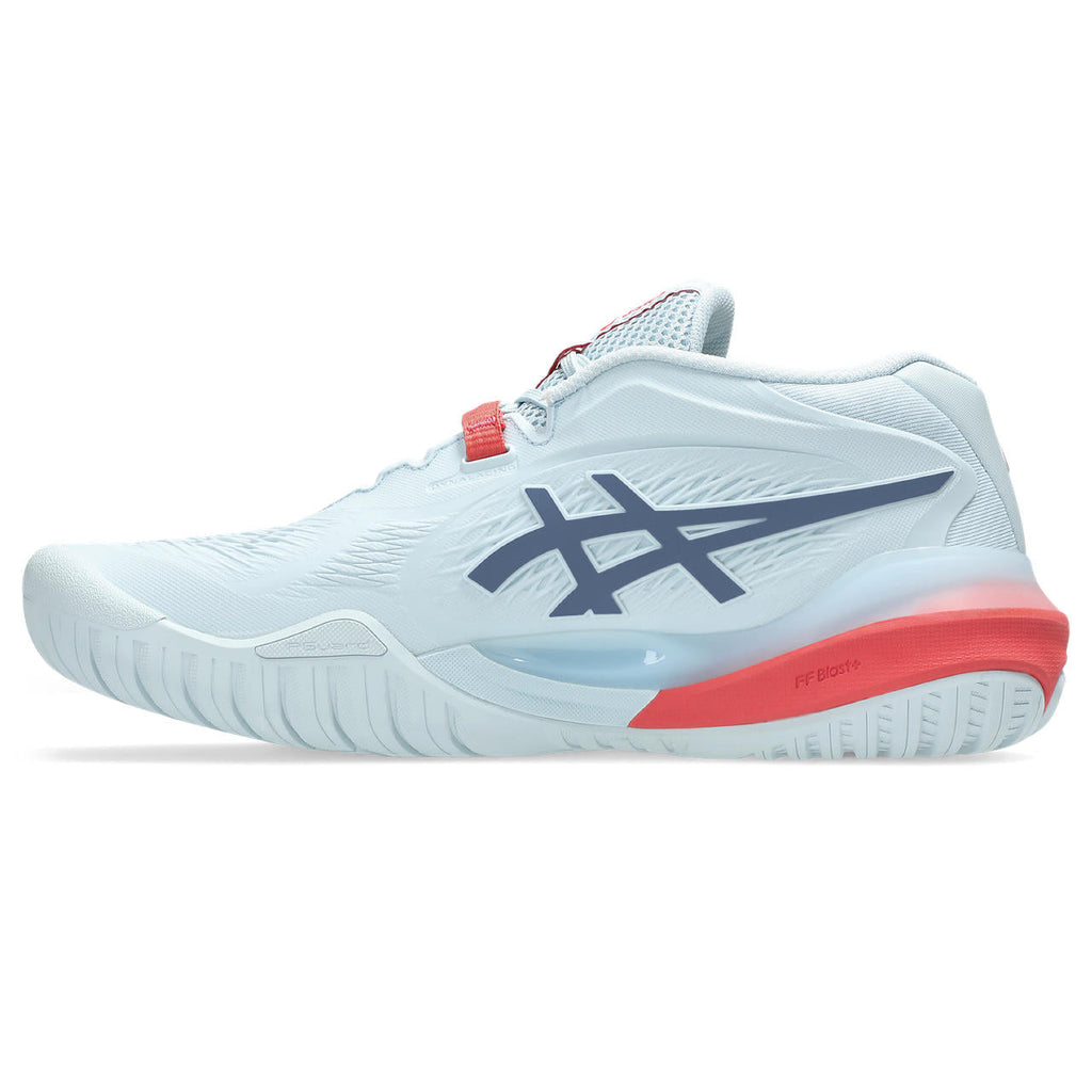 Asics Gel-Resolution – Light Sky Blue/Navy/Red Tennis Sneaker
