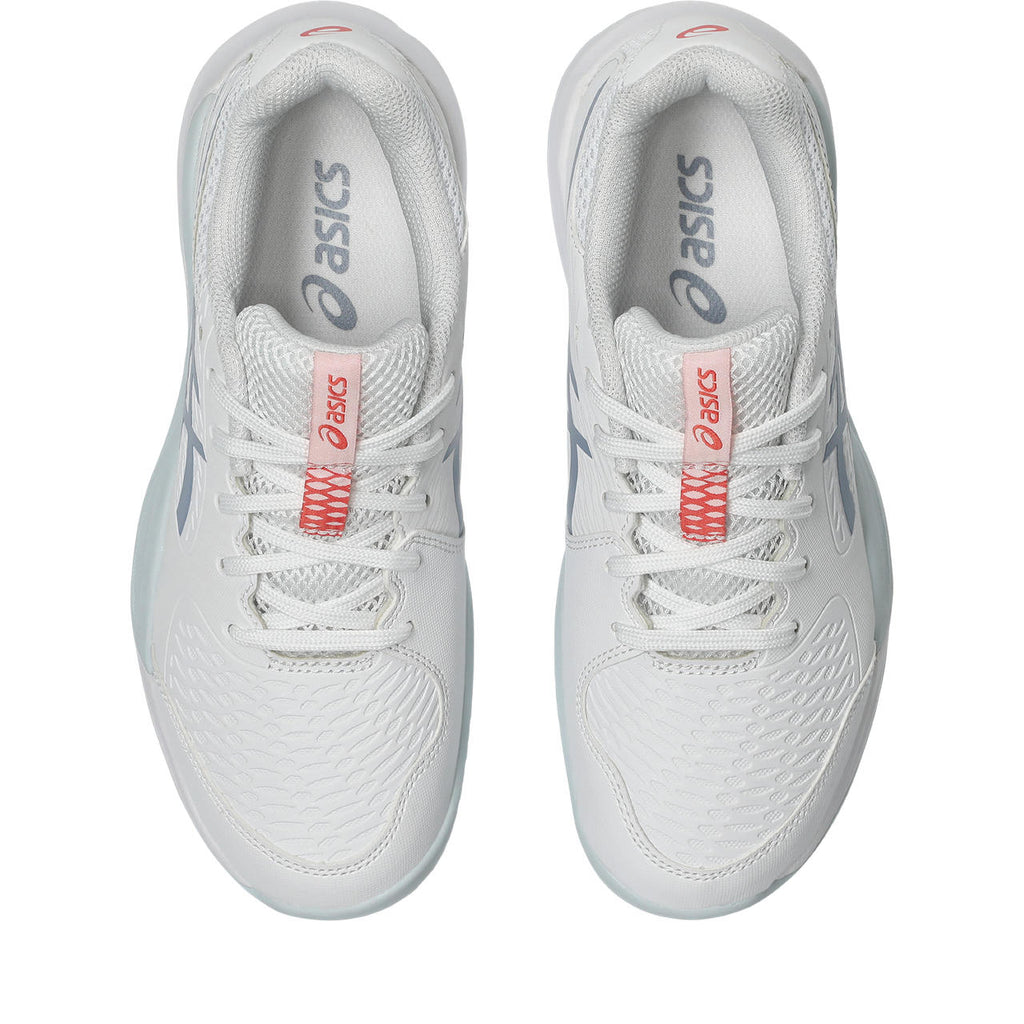 Asics Gel-Resolution – White/Dusty Blue Tennis Sneaker