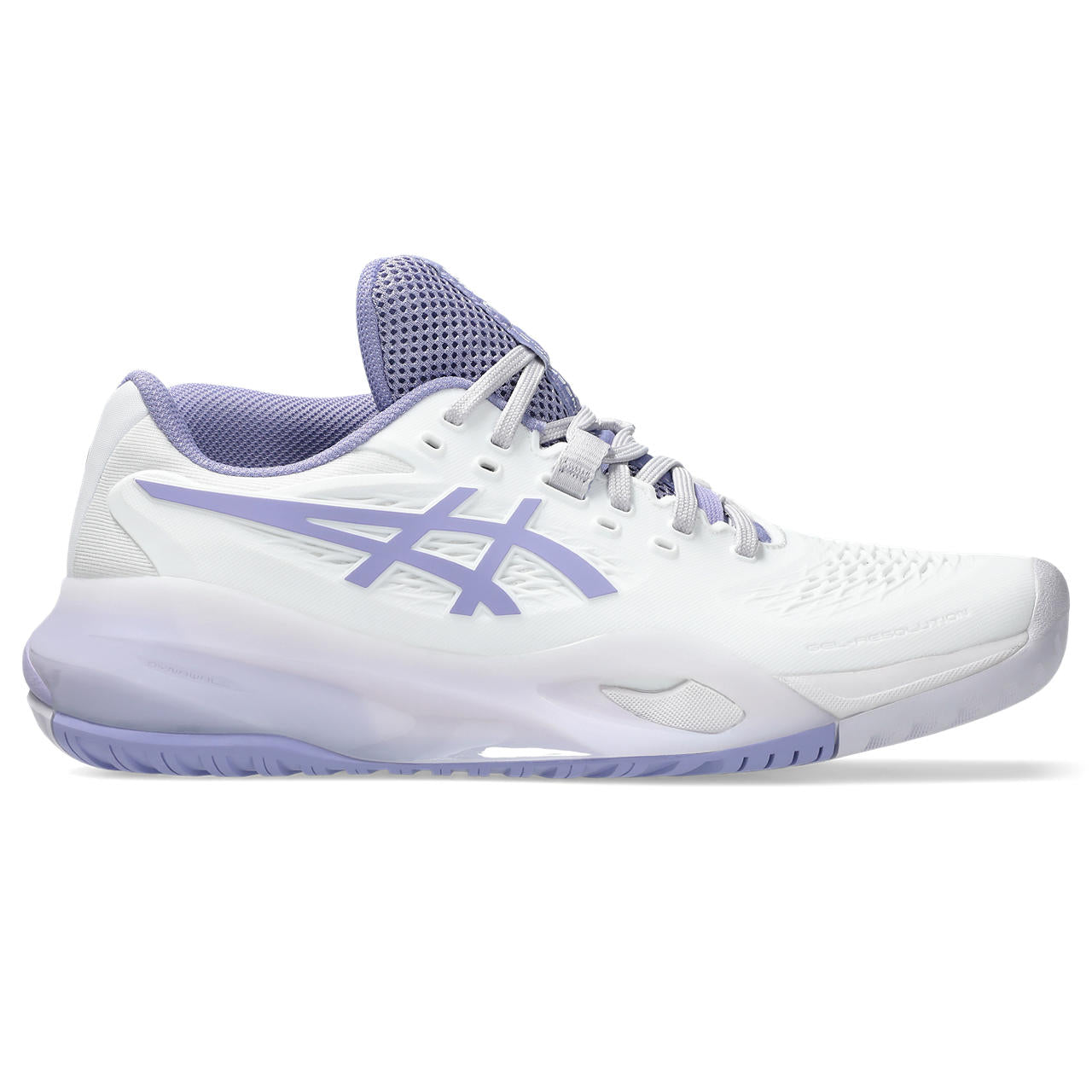 Asics Gel-Resolution – White/Lavender/Purple Tennis Sneaker