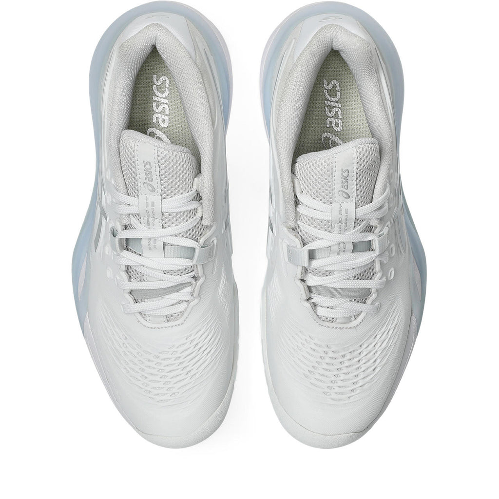 Asics Gel-Resolution – White/Silver Tennis Sneaker