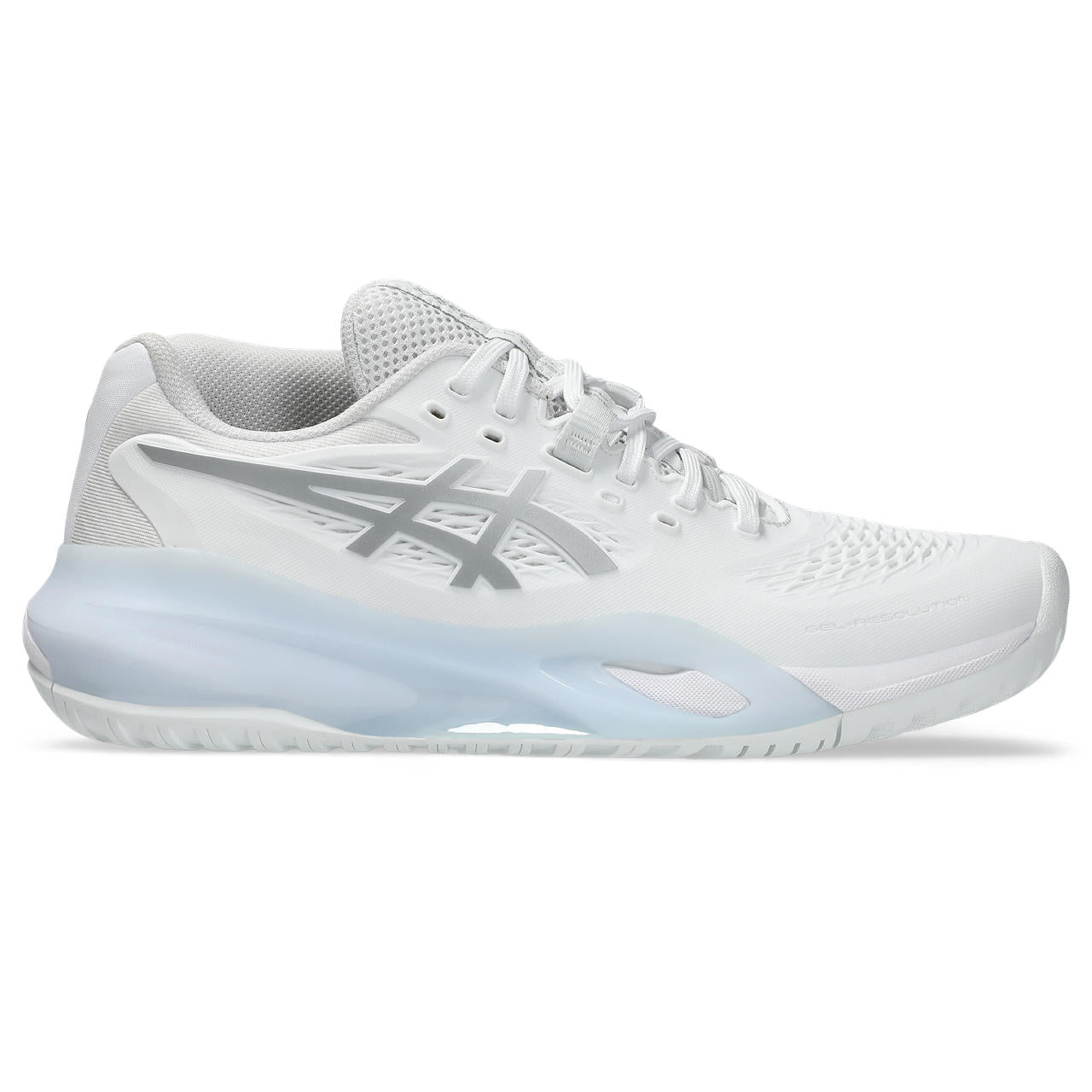 Asics Gel-Resolution – White/Silver Tennis Sneaker