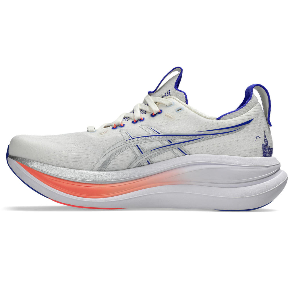 Asics Gel-Nimbus 27 White / Blue / Orange