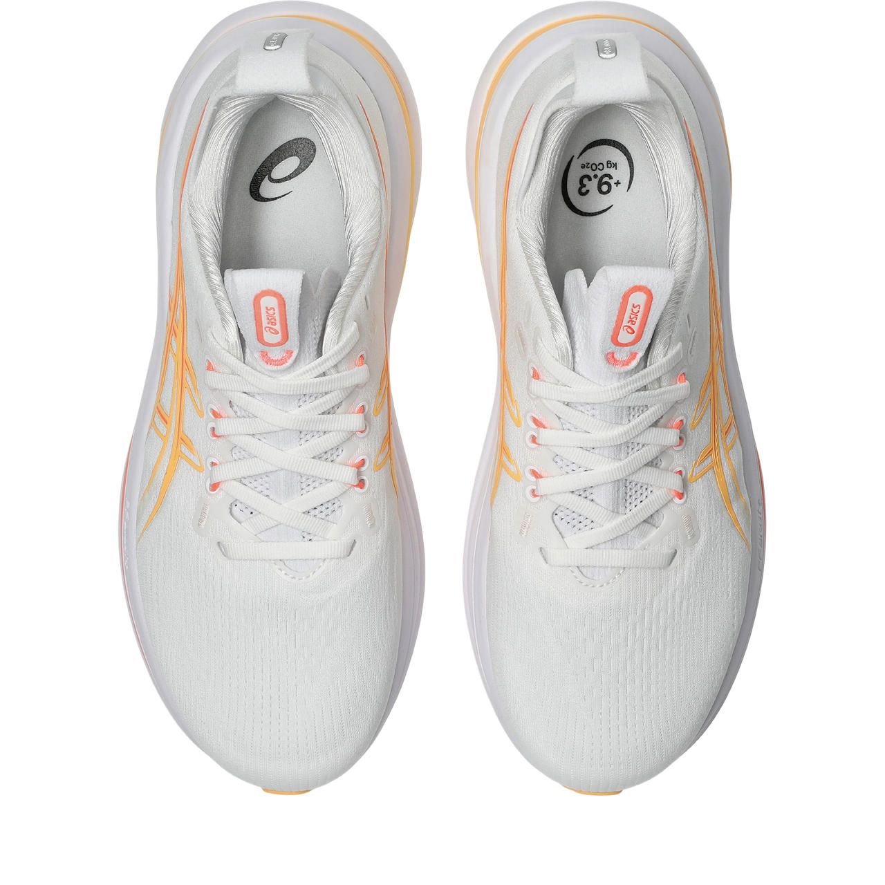 Asics Gel-Nimbus 27 White / Orange / Yellow