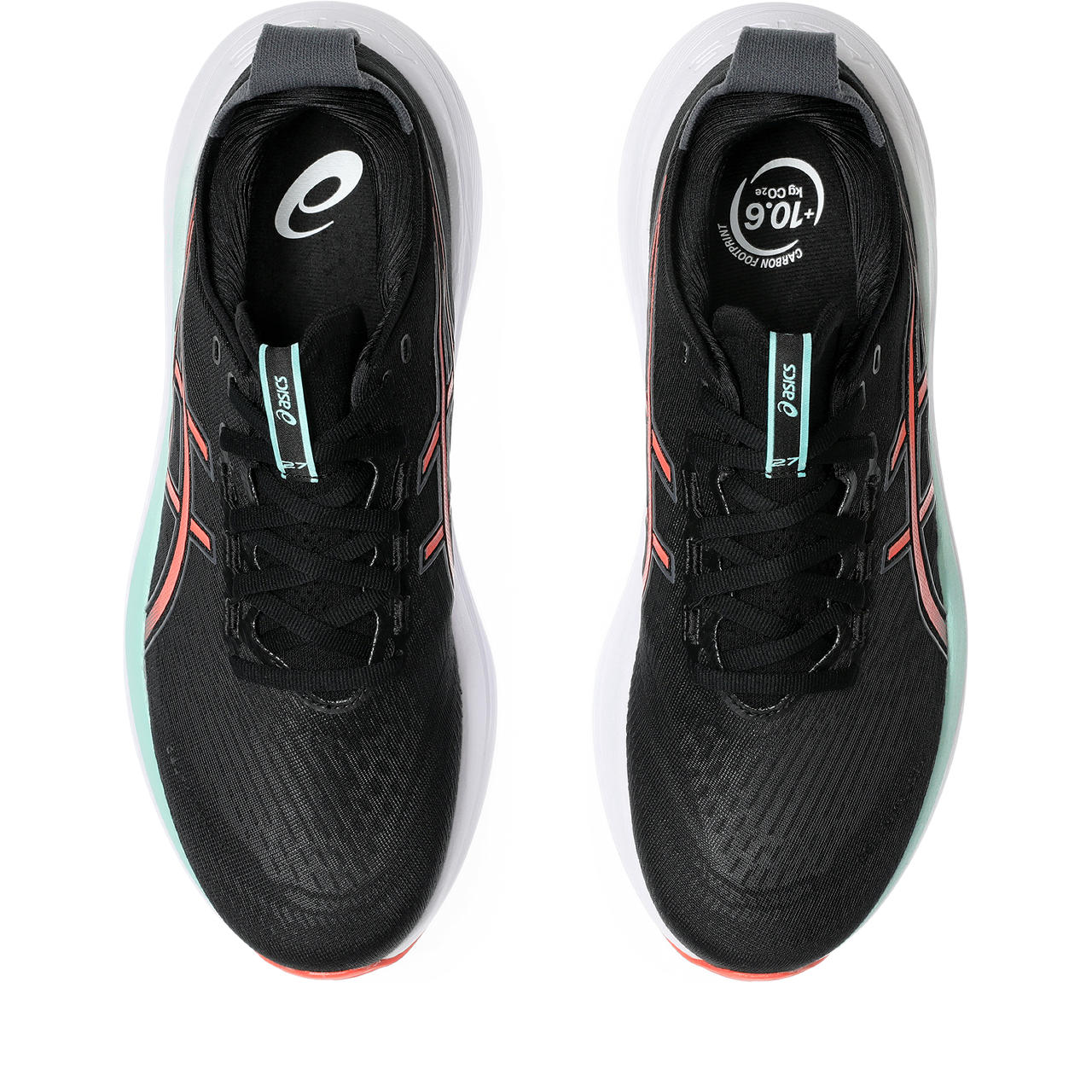 Asics Gel-Nimbus 27 Black / Coral / White