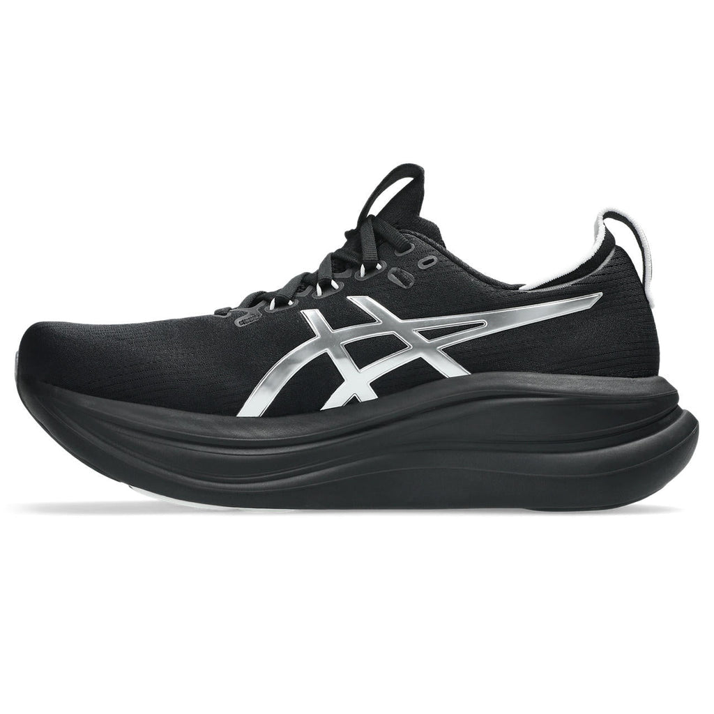 Asics Gel-Nimbus 28 – Black/Silver Running Shoe