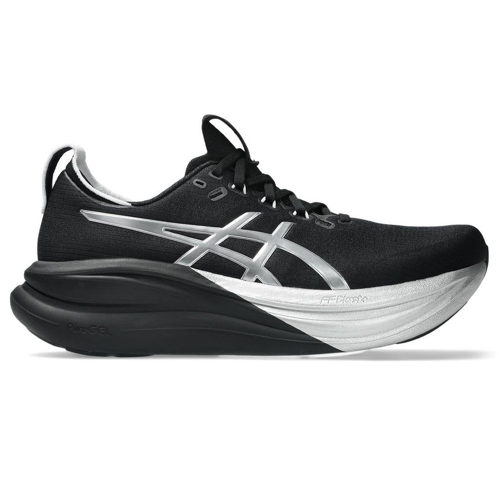 Asics Gel-Nimbus 28 – Black/Silver Running Shoe