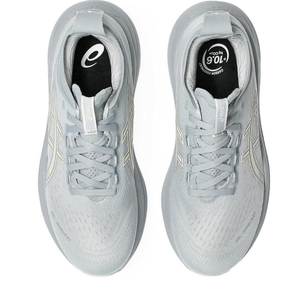 Asics Gel-Nimbus 28 – Light Grey/Cream Running Shoe