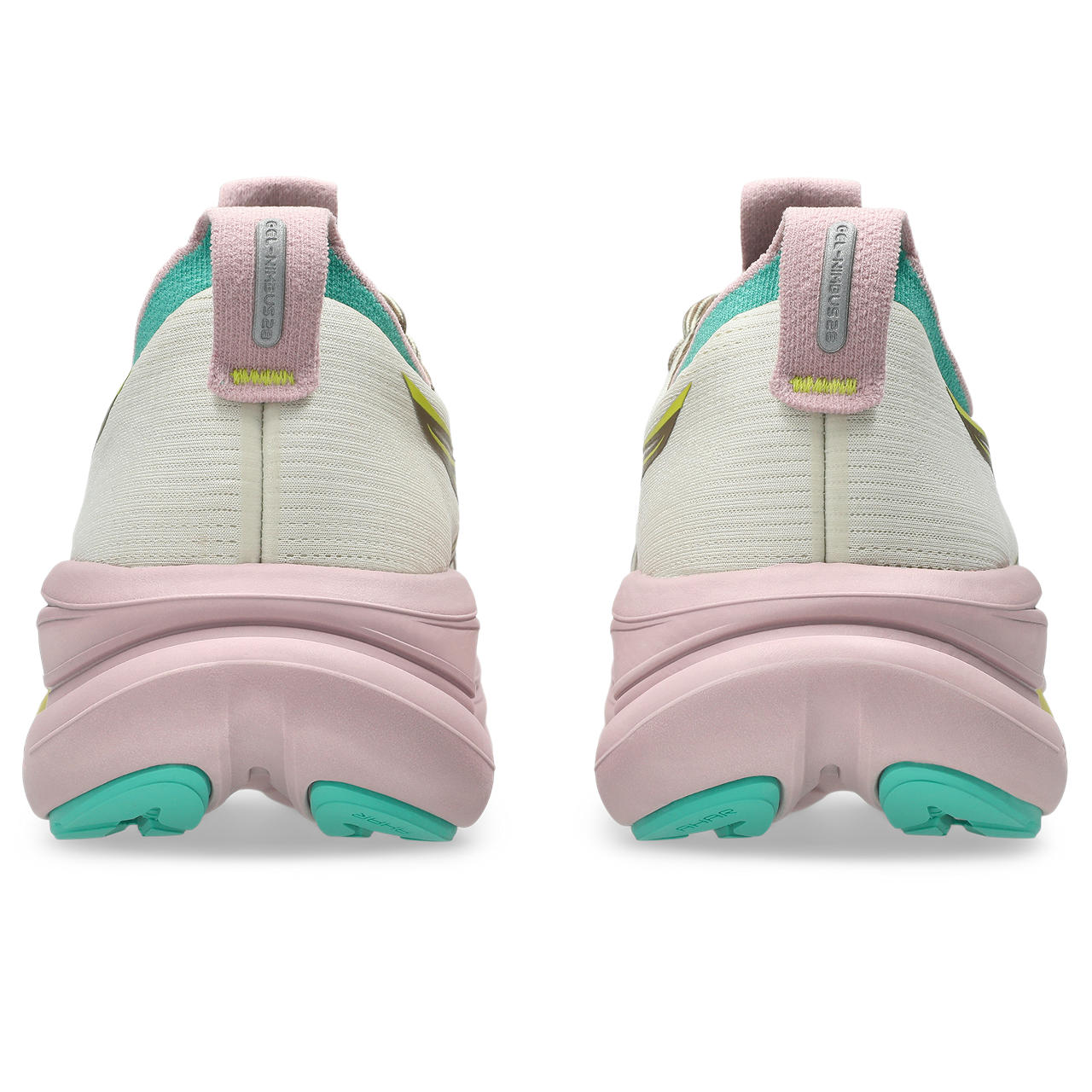 Asics Gel-Nimbus Off-White / Pink / Brown / Lime