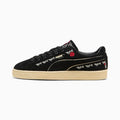 Puma Suede — Black / Floral Embroidery