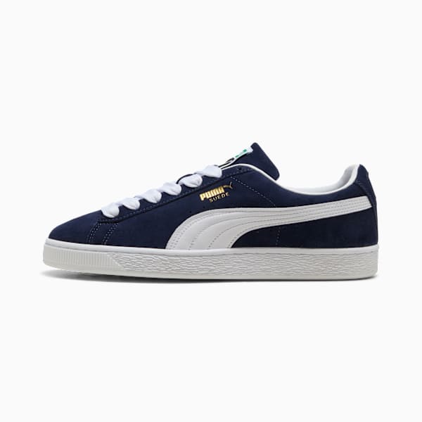 PUMA Suede Classic Navy Blue-White-Gold