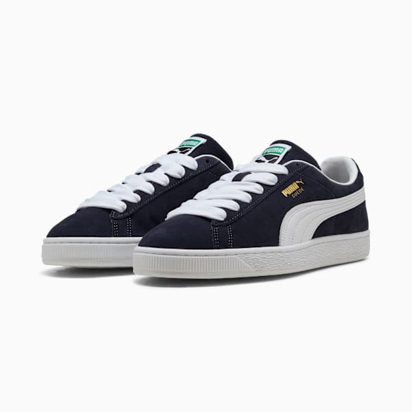 PUMA Suede Classic Navy Blue-White-Gold