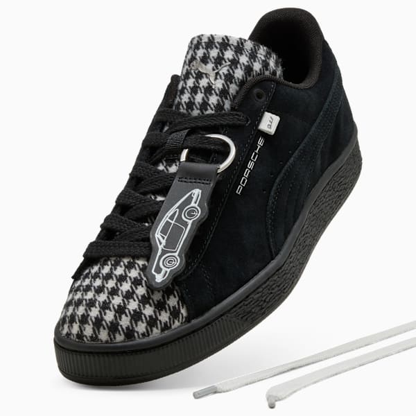 PUMA Suede Classic × Porsche Black Houndstooth