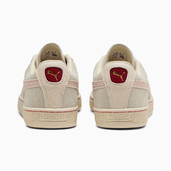 PUMA Suede Vintage Beige-Pink Laces