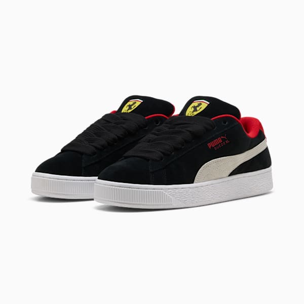 PUMA Suede XL Black-Off-White-Red
