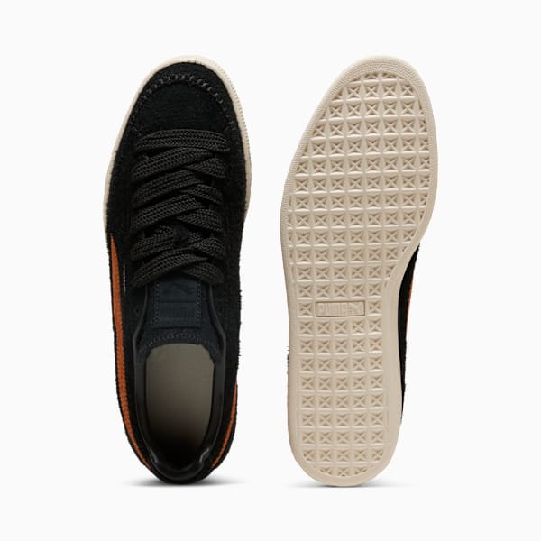 PUMA Suede VTG Black-Caramel Orange-Stitched-Vintage Off-White