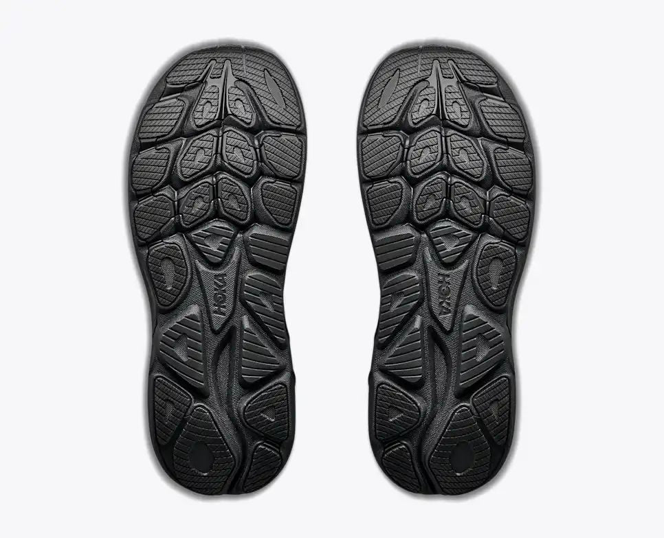 Hoka Bondi 8 — Black / Silver / Burgundy