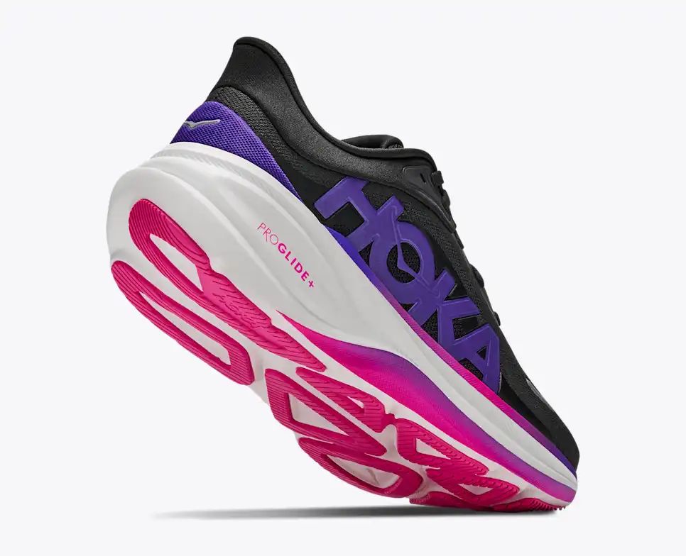 Hoka Pro Glide+ — Black / Purple / Pink