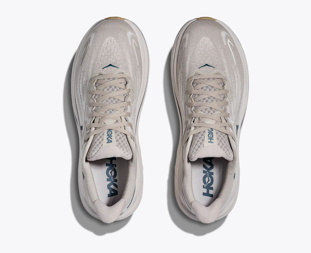 Hoka Clifton 10 — Beige / Dark Blue