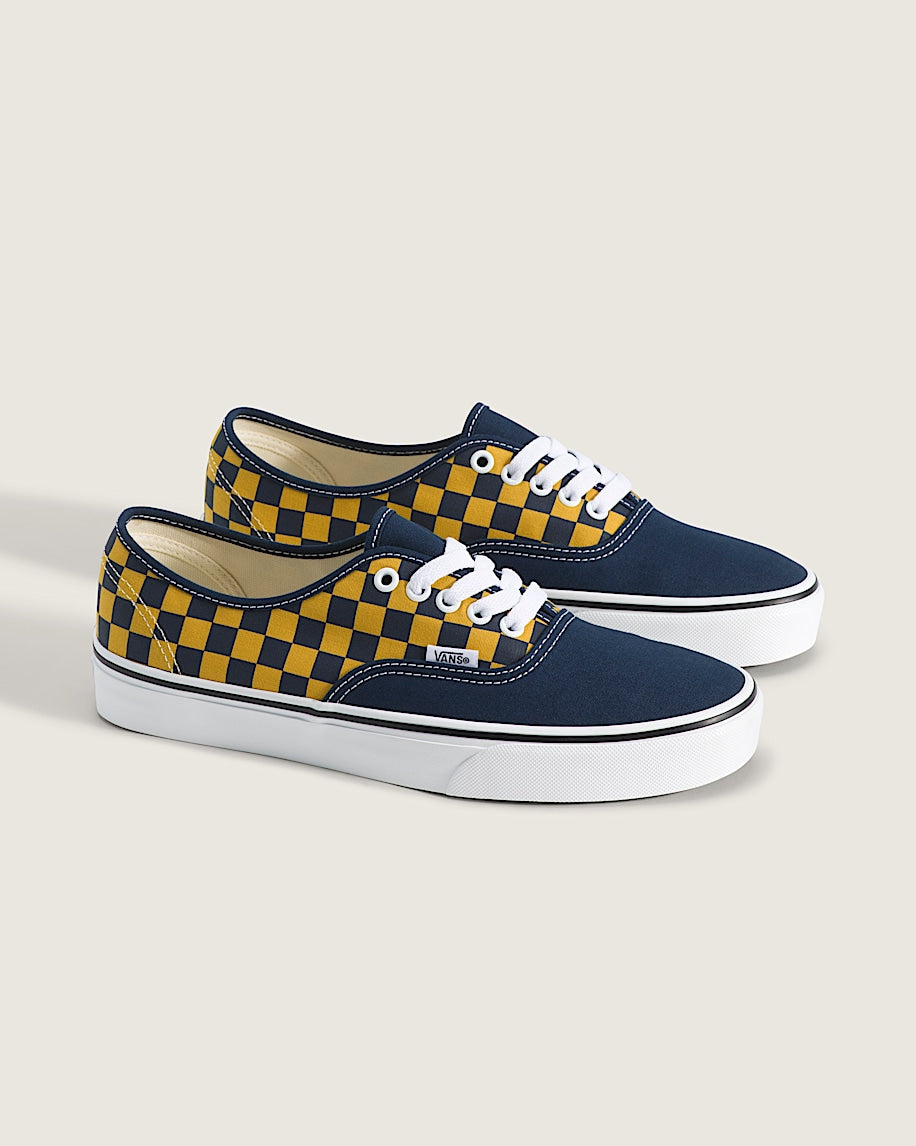 Vans Authentic Navy-Yellow Checkerboard