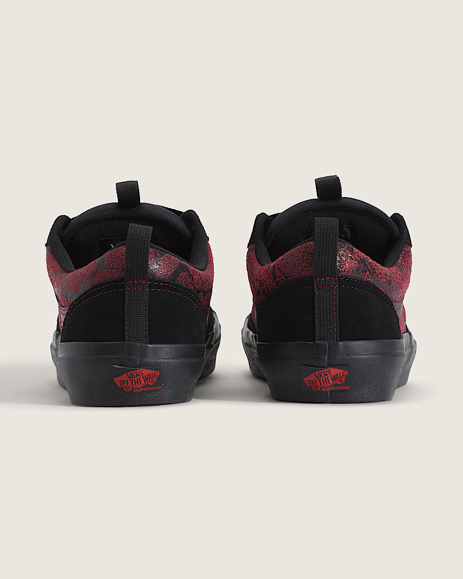 Vans Old Skool Black Red Floral Print