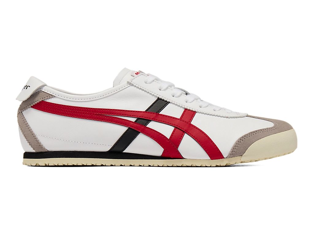 Onitsuka Tiger Mexico 66 Unisex Sneakers – White / Red / Black